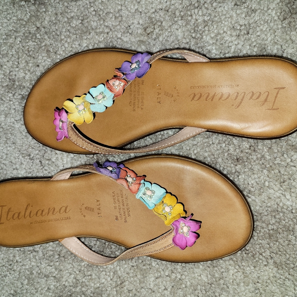 Italiana Flower Flip-flops